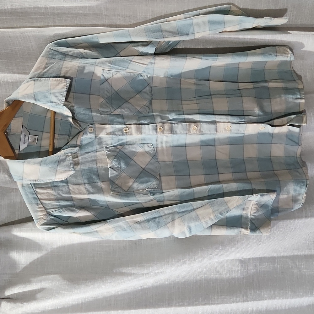 Christopher & Banks Plaid Shirt XL